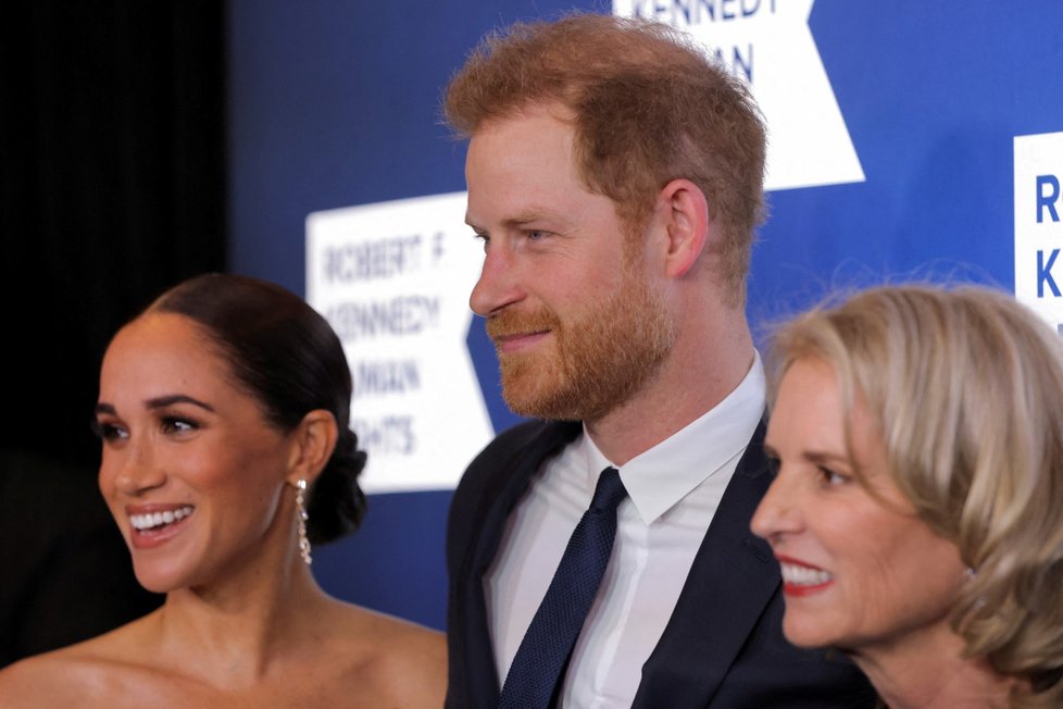 Princ Harry a Meghan Markleová na  Robert F. Kennedy Human Rights Ripple of Hope Award Gala v New Yorku