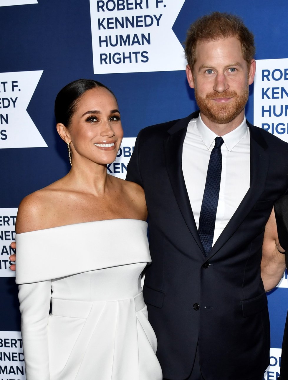 Princ Harry a Meghan Markle na  Robert F. Kennedy Human Rights Ripple of Hope Award Gala v New Yorku