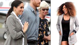 Meghan oblékla sako od slavné tenistky Sereny Williams