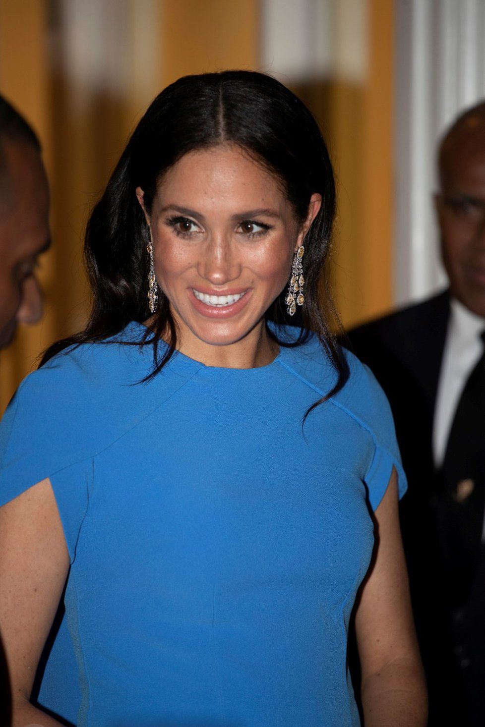 Těhotná Meghan na návštěvě na ostrově Fiji