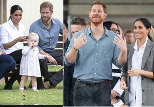 Vévodkyně Meghan s princem Harrym se rozplývali nad holčičkou.