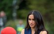 Princ Harry s těhotnou Meghan při návštěvě města Merlbourne v Austrálii. 