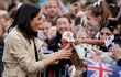 Princ Harry s těhotnou Meghan při návštěvě města Merlbourne v Austrálii. 