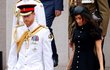 Těhotná Meghan s princem Harrym v Austrálii.