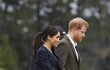 Princ Harry a vévodkyně Meghan při návštěvě národního parku na Novém Zélandu.