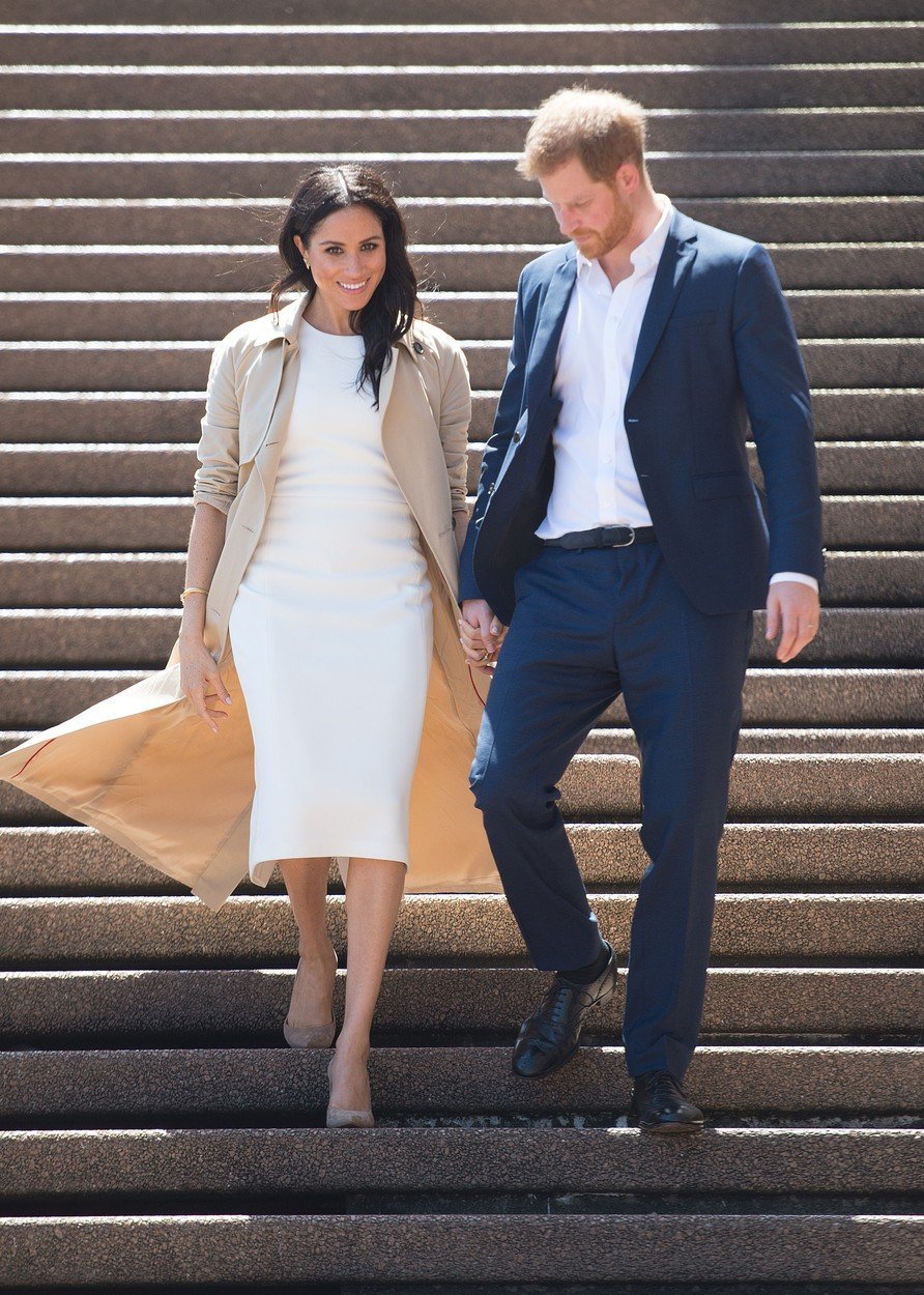 Těhotná vévodkyně Meghan a princ Harry na oficiální návštěvě v Austrálii.