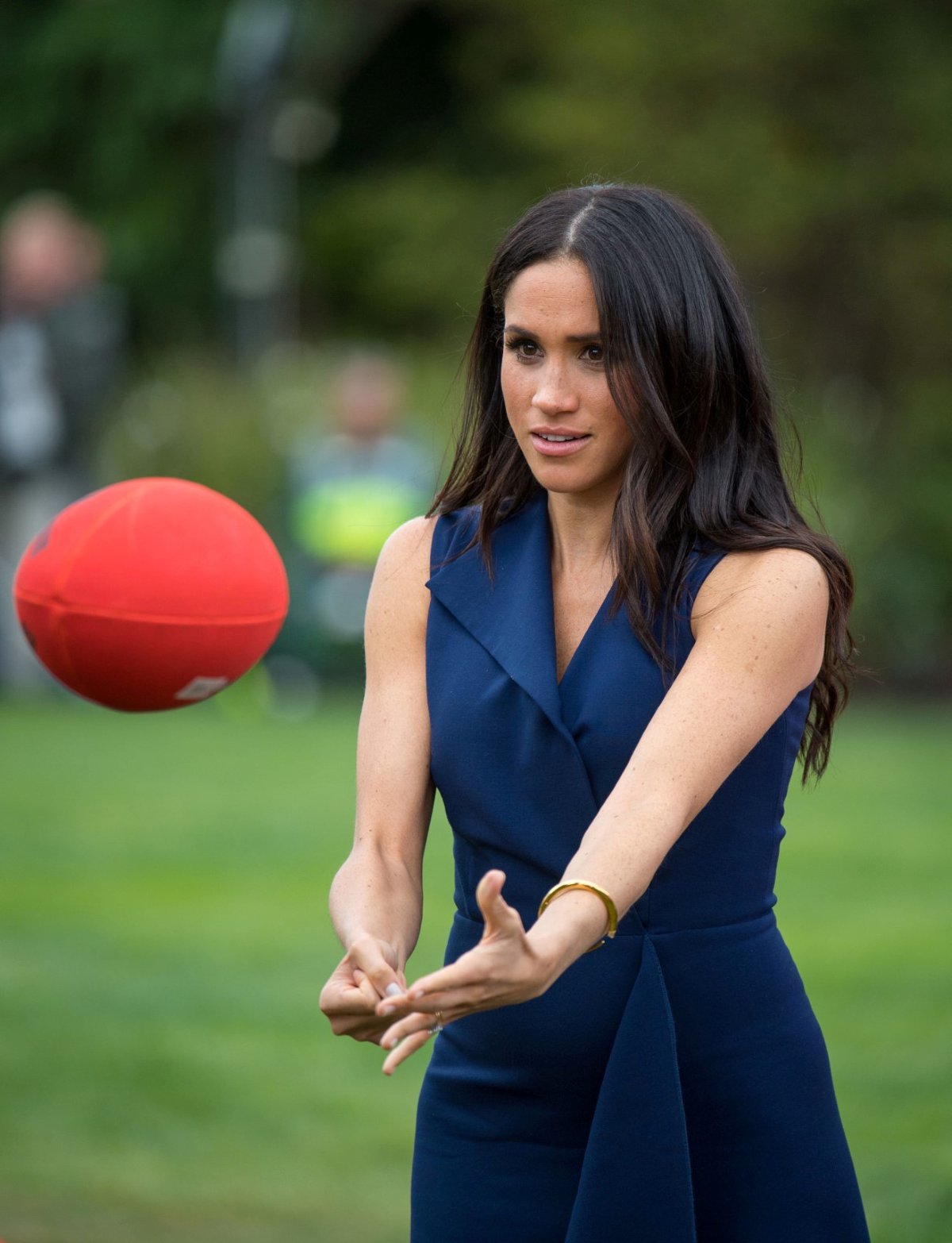 Princ Harry s těhotnou Meghan při návštěvě města Merlbourne v Austrálii.