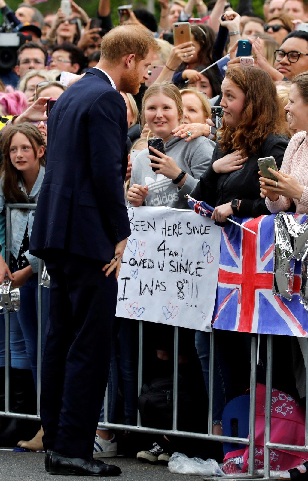 Princ Harry a Meghan Markle na oficiální návštěvě Melbourne v Austrálii.