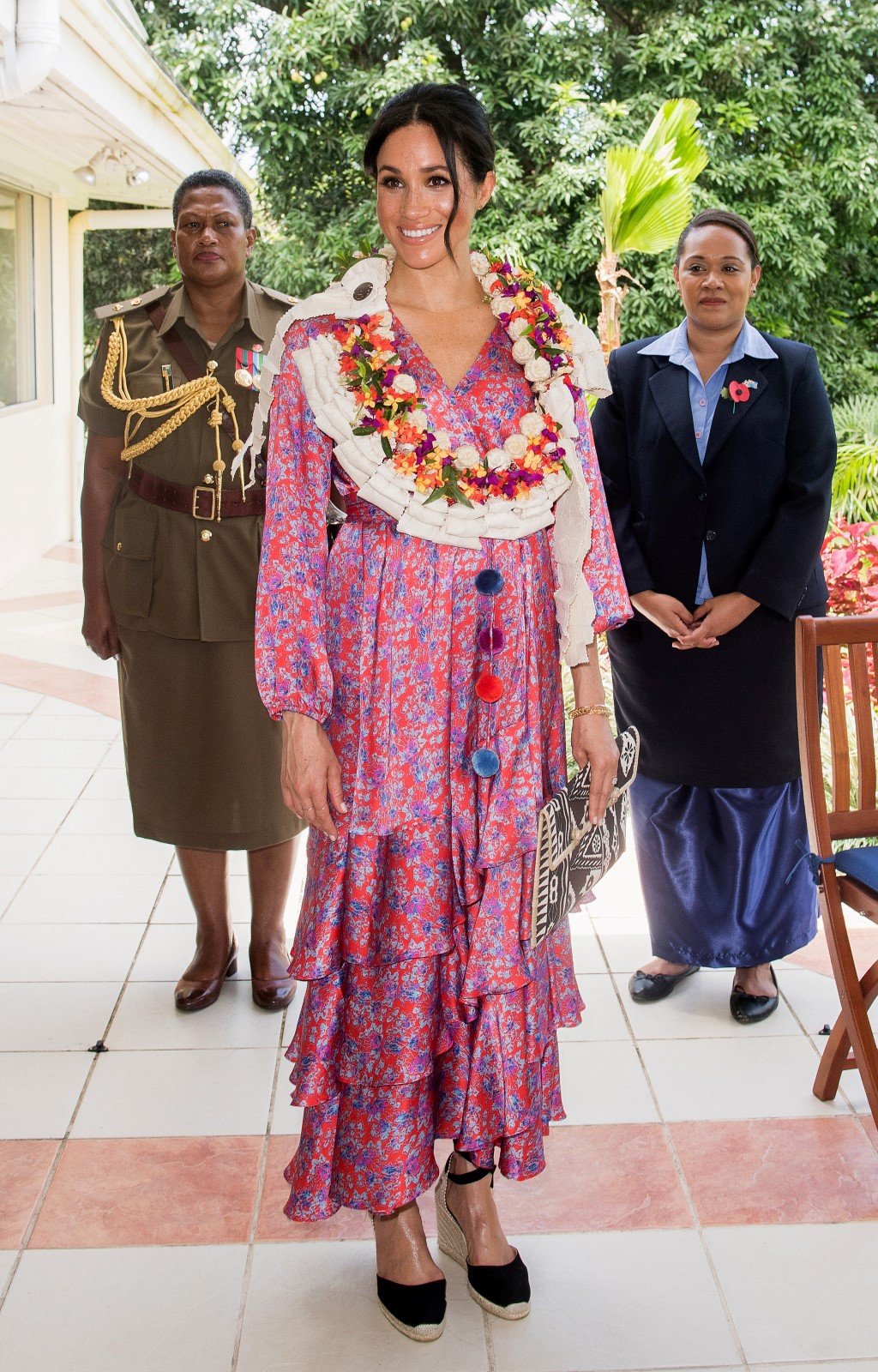 Princ Harry a Meghan Markleová na oficiální návštěvě na ostrově Fiji. 