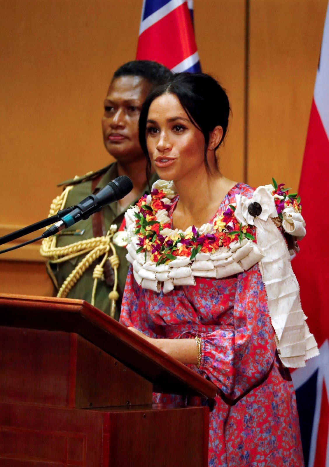 Princ Harry a Meghan Markle na oficiální návštěvě na ostrově Fiji. 