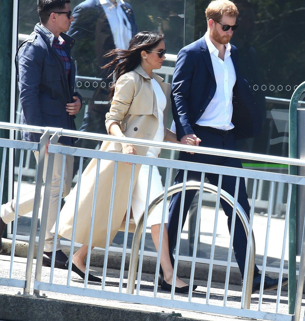 Těhotná vévodkyně Meghan a princ Harry na oficiální návštěvě v Austrálii.