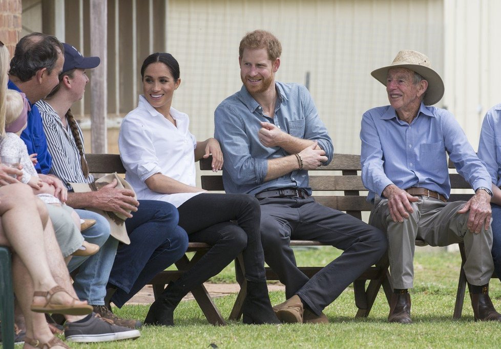 Princ Harry s Meghan během své návštěvy v Austrálii