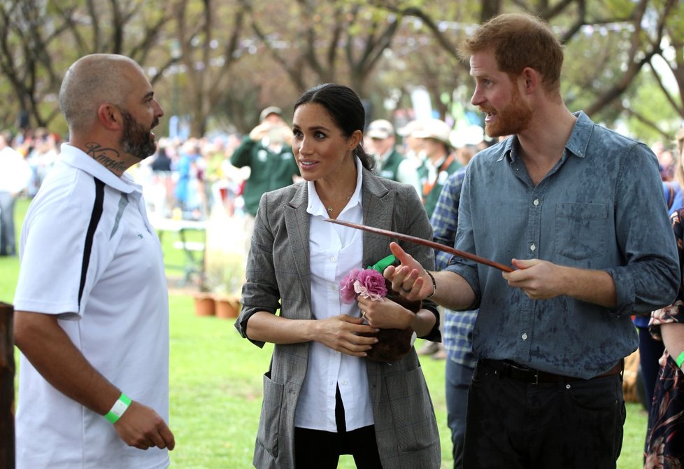 Princ Harry a Meghan Markle na oficiální návštěvě v Austrálii.