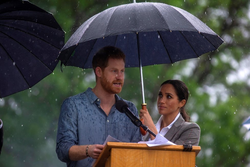 Princ Harry a Meghan Markle na oficiální návštěvě v Austrálii.