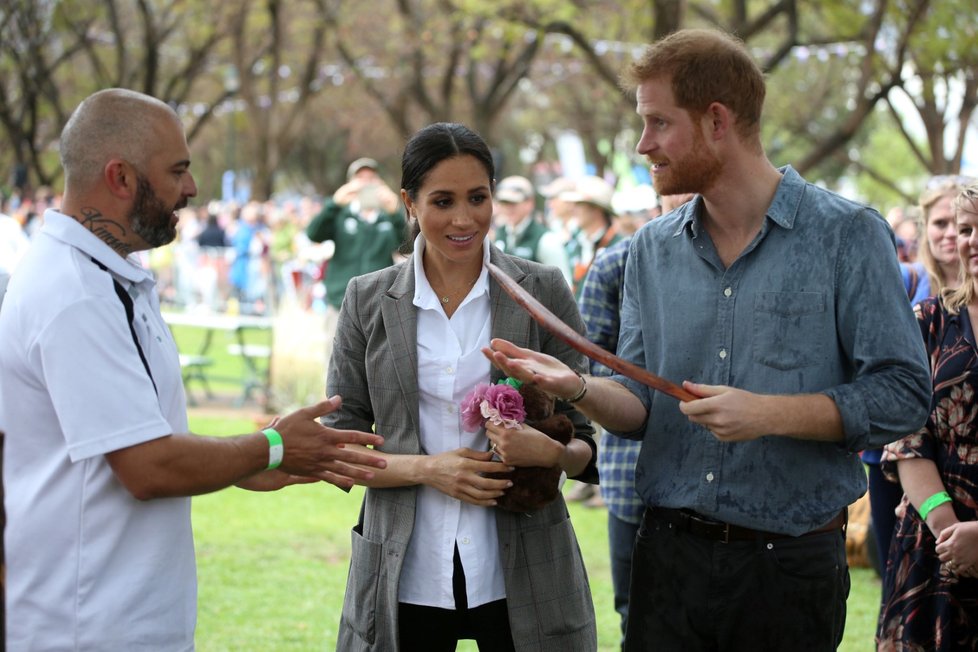 Princ Harry a Meghan Markle na oficiální návštěvě v Austrálii.