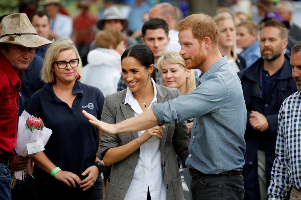 Princ Harry a Meghan Markle na oficiální návštěvě v Austrálii.