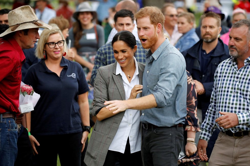 Princ Harry a Meghan Markle na oficiální návštěvě v Austrálii.