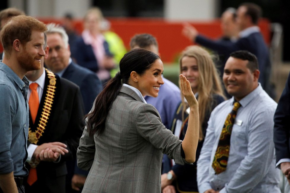 Princ Harry a Meghan Markle na oficiální návštěvě v Austrálii.