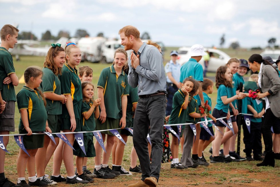 Princ Harry a Meghan Markle na oficiální návštěvě v Austrálii.