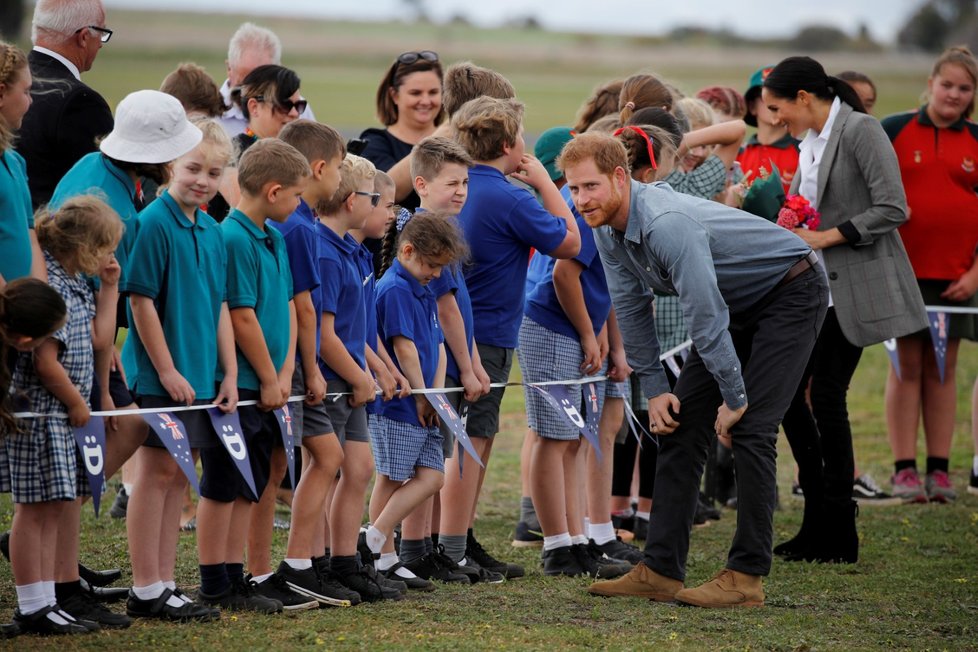 Princ Harry a Meghan Markle na oficiální návštěvě v Austrálii.