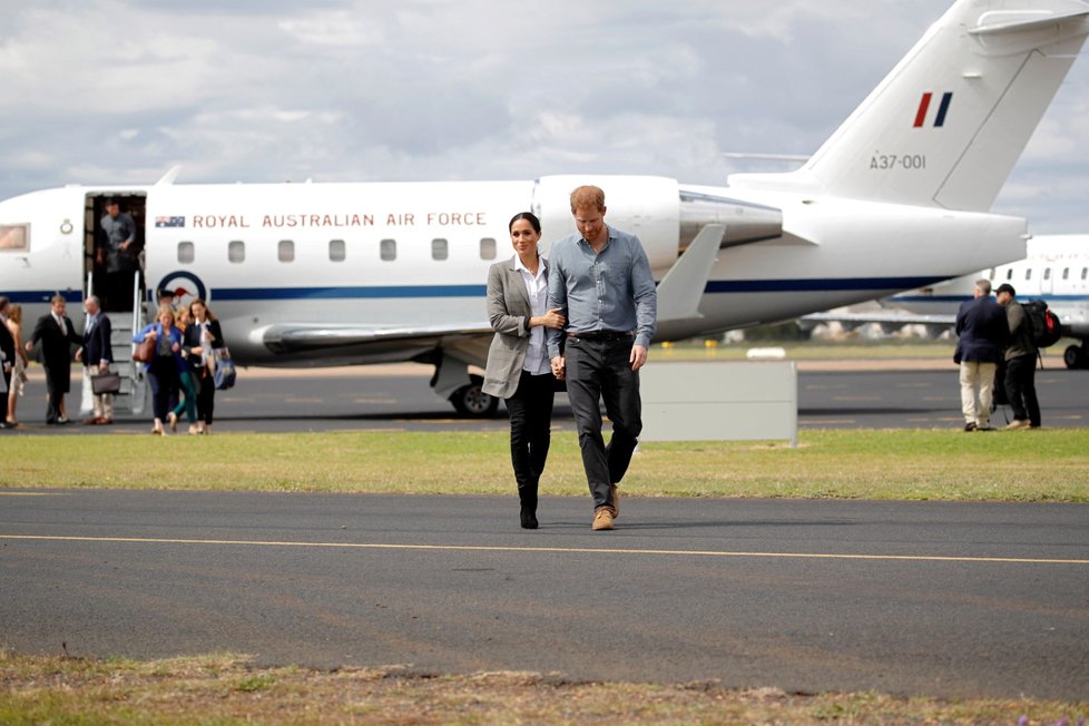 Princ Harry a Meghan Markle na oficiální návštěvě v Austrálii.