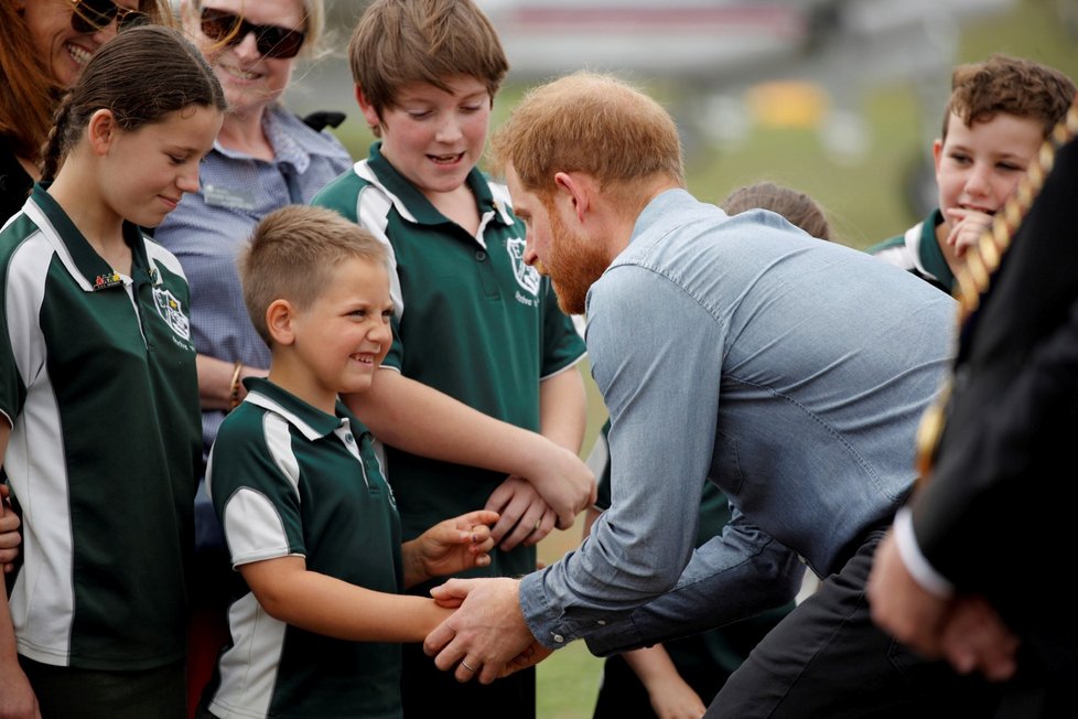 Princ Harry a Meghan Markle na oficiální návštěvě v Austrálii.