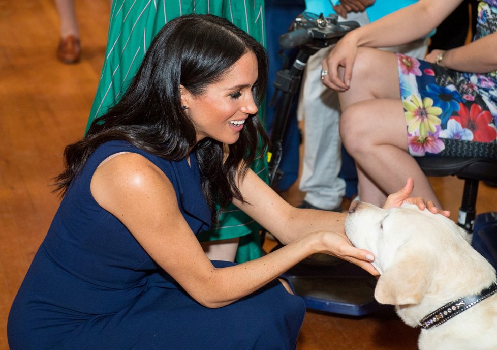 Princ Harry s těhotnou Meghan při návštěvě města Melbourne v Austrálii.