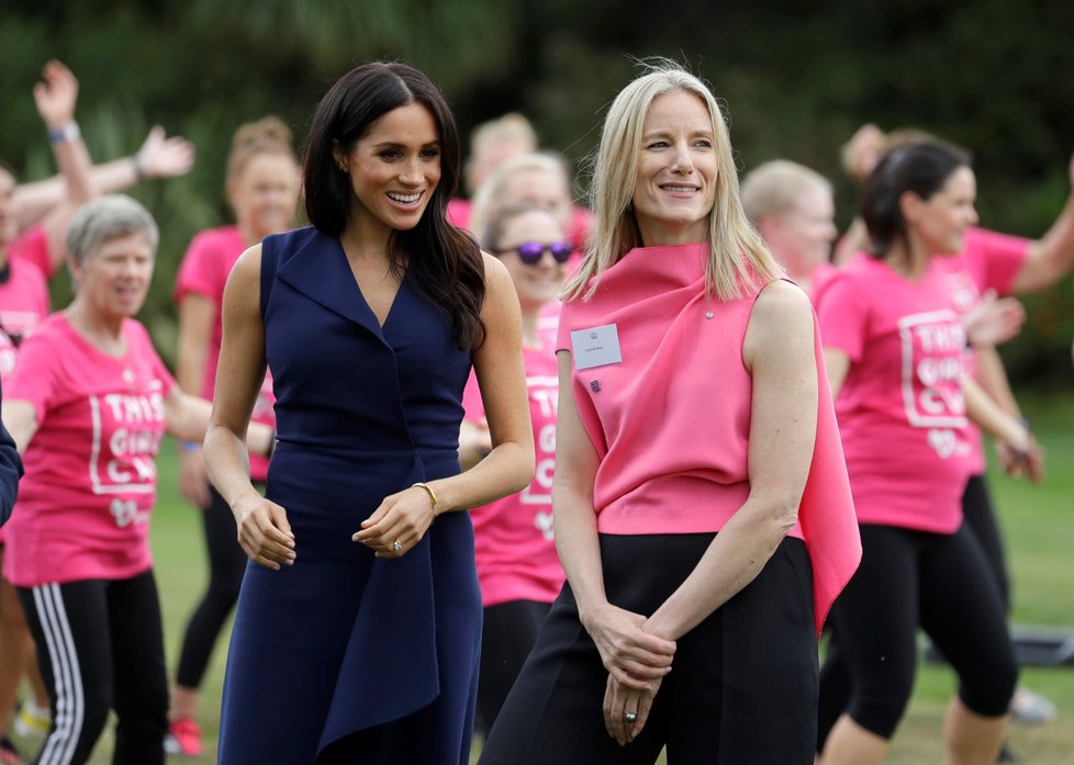 Princ Harry s těhotnou Meghan při návštěvě města Melbourne v Austrálii.