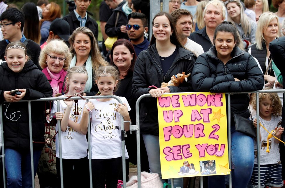 Princ Harry a Meghan Markle na oficiální návštěvě Melbourne v Austrálii.