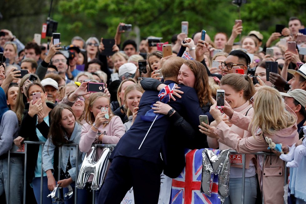 Princ Harry a Meghan Markle na oficiální návštěvě Melbourne v Austrálii.