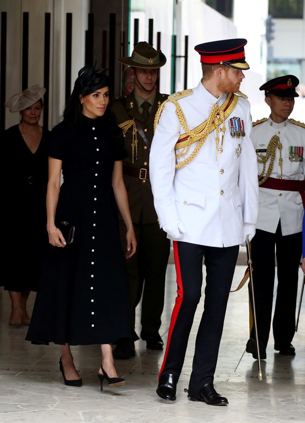 Těhotná Meghan s princem Harrym na oficiální návštěvě v Austrálii.