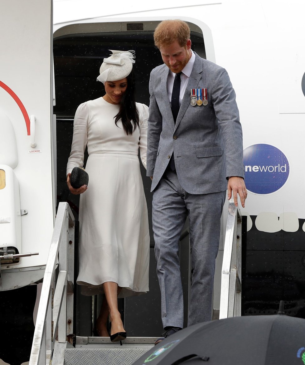 Princ Harry a Meghan Markle navštívili ostrov Fiji.