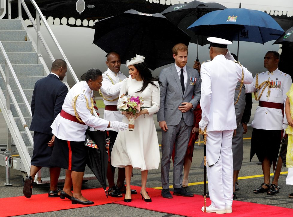 Princ Harry a Meghan Markle navštívili ostrov Fiji.