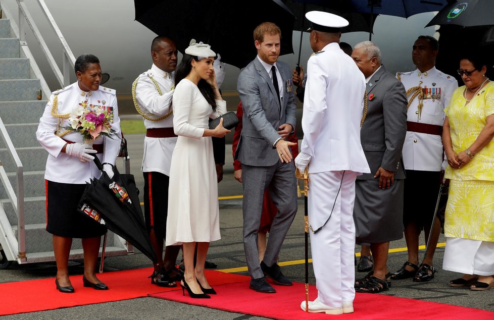 Princ Harry a Meghan Markle navštívili ostrov Fiji.