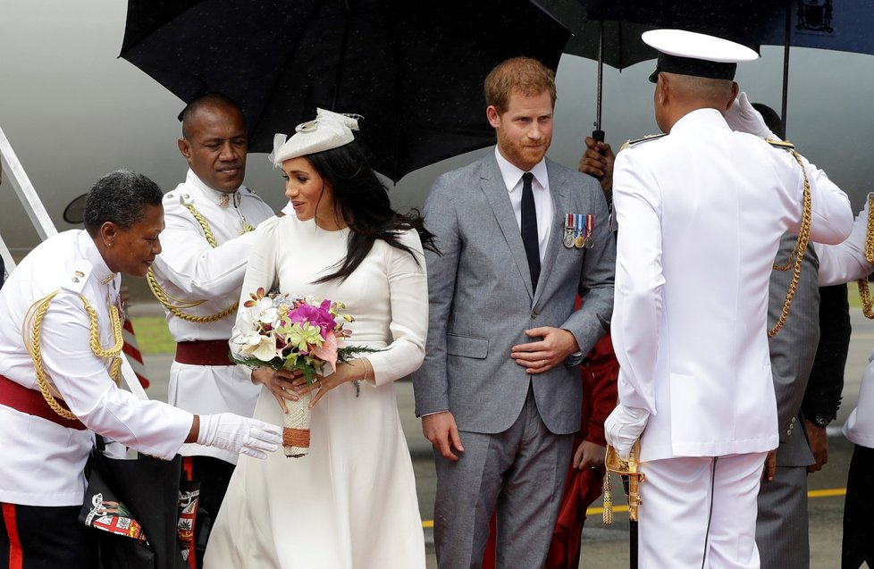 Princ Harry a Meghan Markle navštívili ostrov Fiji.