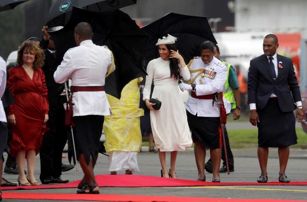 Princ Harry a Meghan Markle navštívili ostrov Fiji.