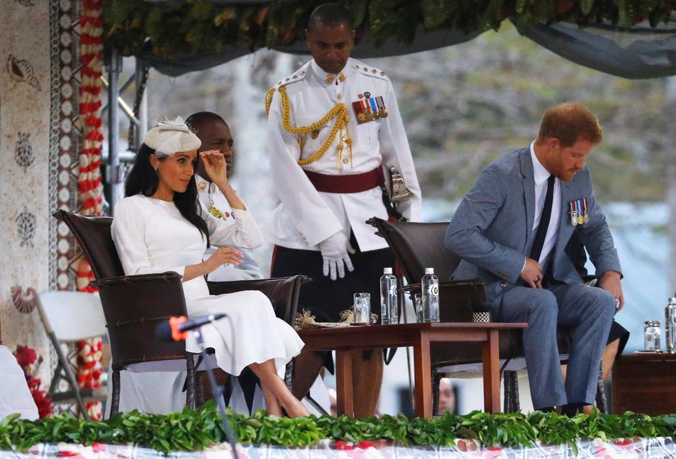 Princ Harry a Meghan Markleová navštívili ostrov Fiji.