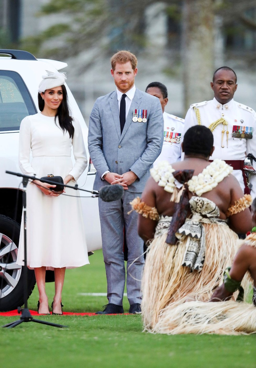 Princ Harry a Meghan Markle navštívili ostrov Fiji.