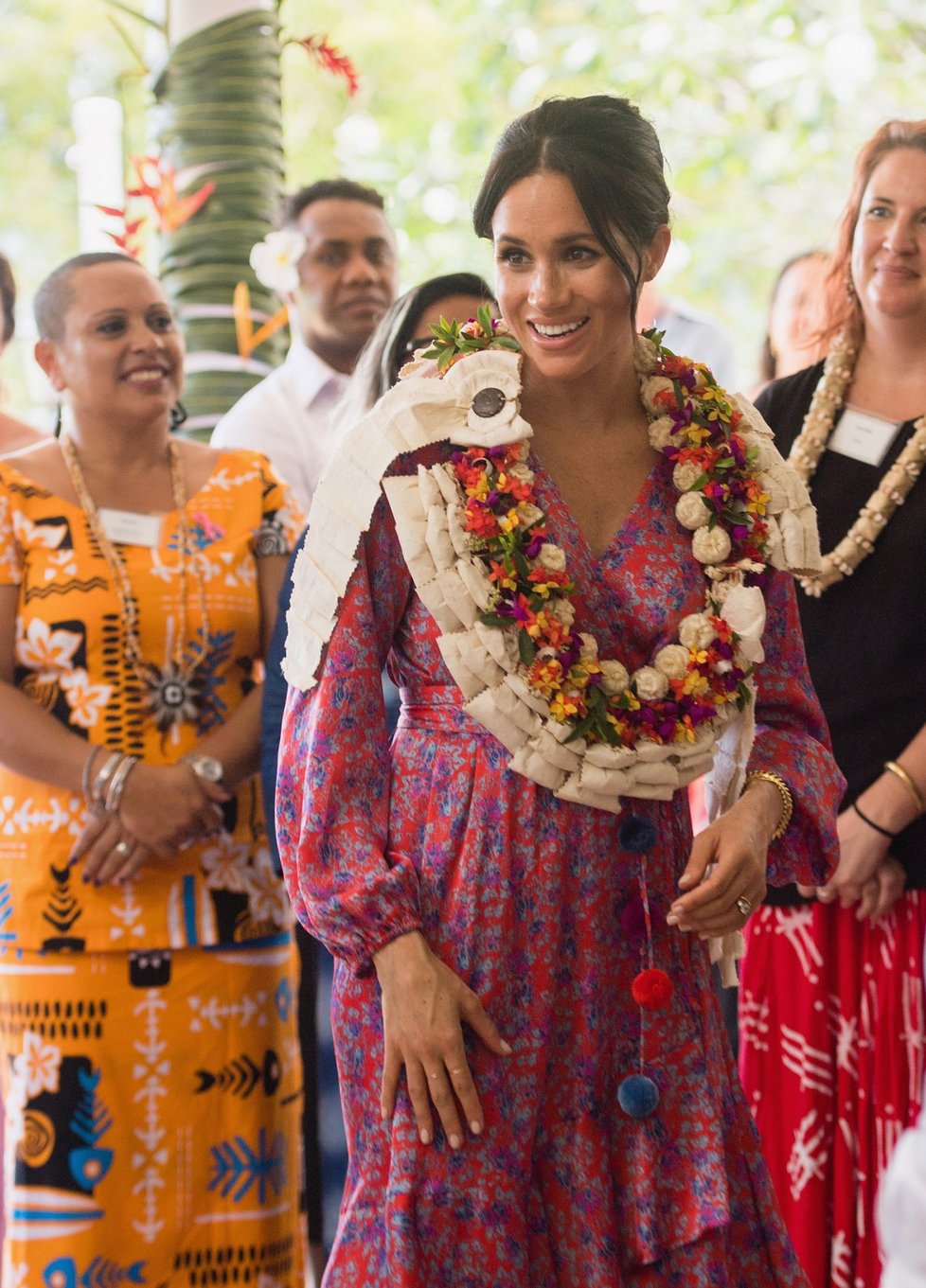 Princ Harry a Meghan Markle na oficiální návštěvě na ostrově Fiji.