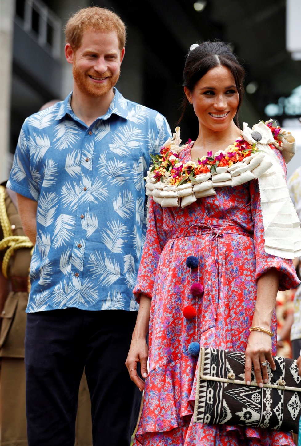 Princ Harry a Meghan Markle na oficiální návštěvě na ostrově Fiji.