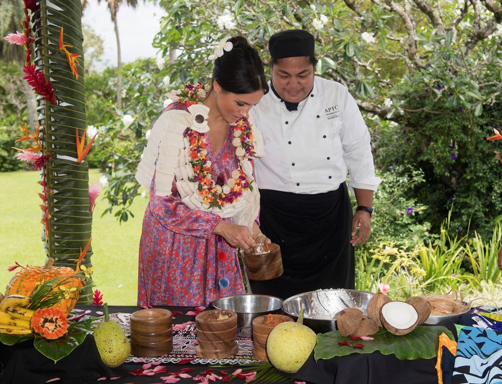 Princ Harry a Meghan Markle na oficiální návštěvě na ostrově Fiji.