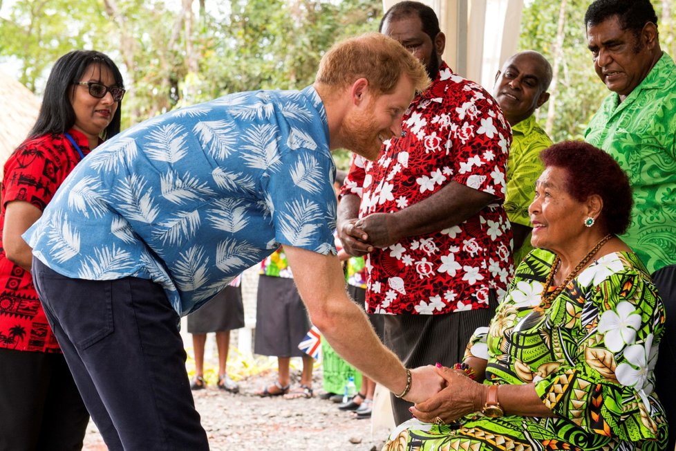 Princ Harry a Meghan Markle na oficiální návštěvě na ostrově Fiji.