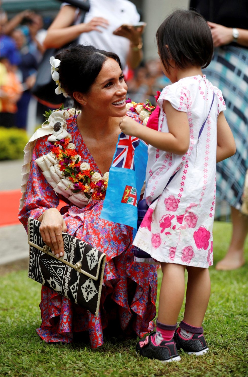 Princ Harry a Meghan Markle na oficiální návštěvě na ostrově Fiji.