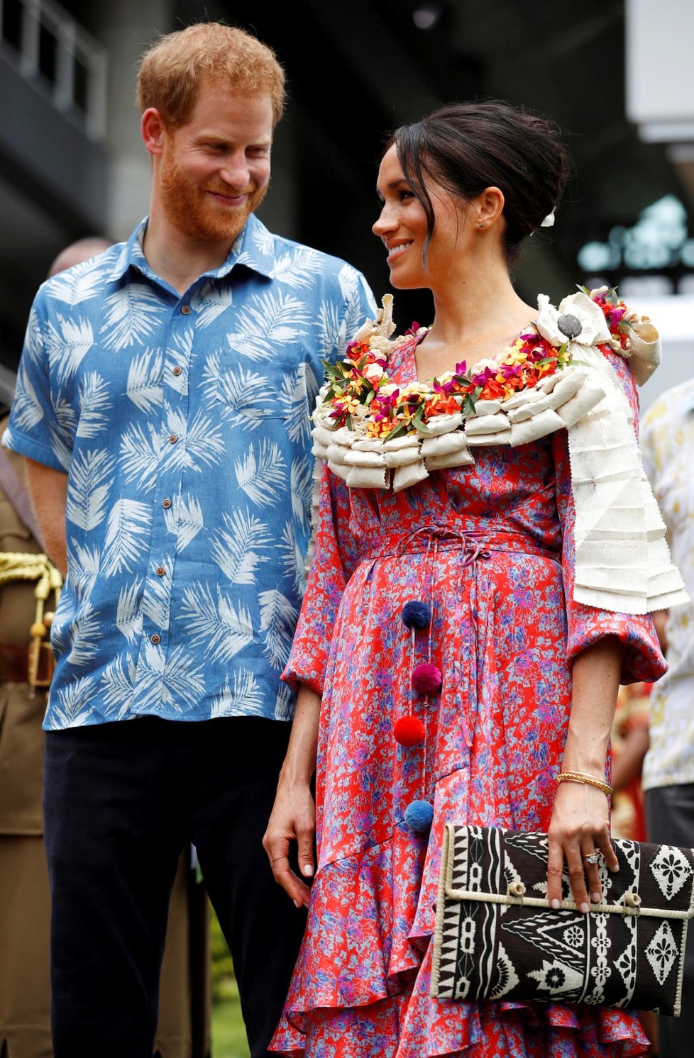 Princ Harry a Meghan Markle na oficiální návštěvě na ostrově Fiji.