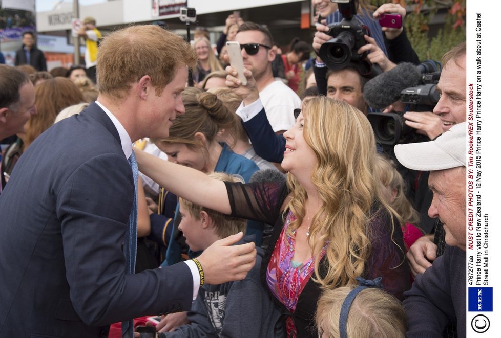 Vychovatelka se s princem Harrym setkala po letech na Novém Zélandu.