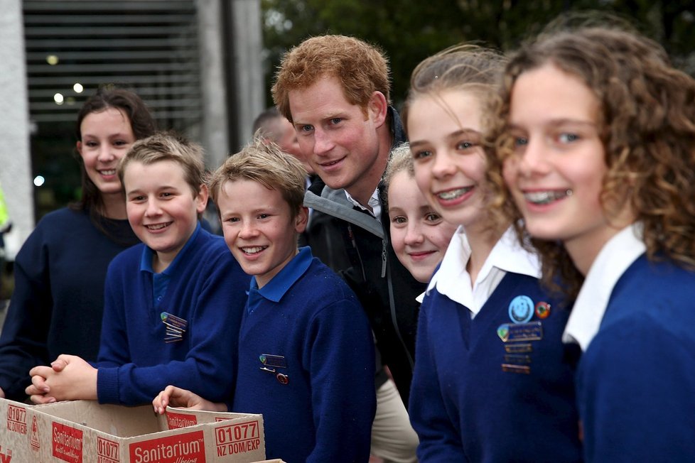 Návštěva prince Harryho na Novém Zélandu