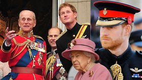 Princ Harry si na Philipův pohřeb nesmí vzít uniformu