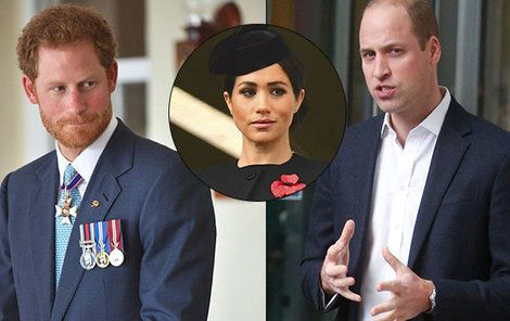 Princ Harry se zlobí na bratra kvůli Meghan. William ji totiž nemusí.