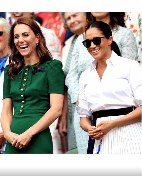 Kate a Meghan na Wimbledonu.