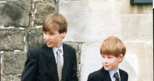 Malí princové William a Harry